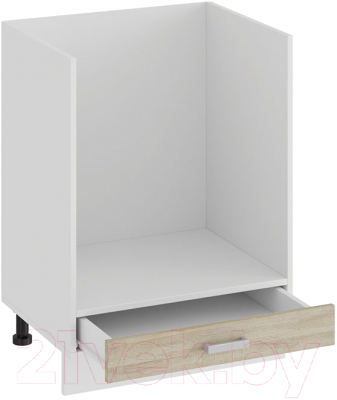 Шкаф под духовку ТриЯ Гранита 1Н6Б (белый/дуб сонома)