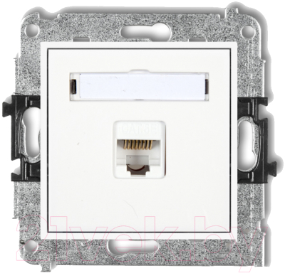 Розетка Karlik 1XRJ45 / 12MGK-1 - фото