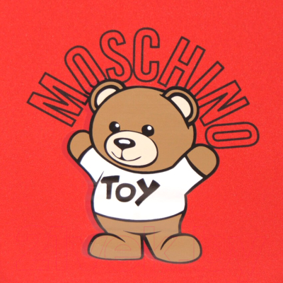 Зонт складной Moschino 8351-SuperminiC Bear Back And Front Red