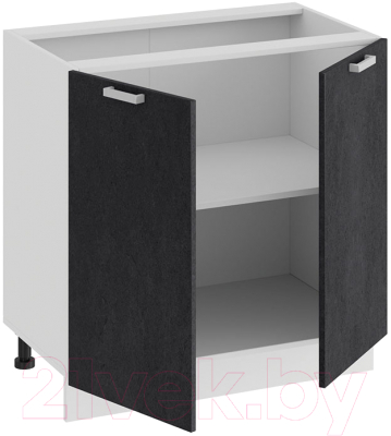 Шкаф-стол кухонный ТриЯ Гранита 1Н8 (белый/бетон графит)