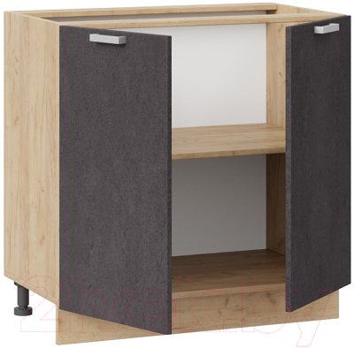 Шкаф-стол кухонный ТриЯ Гранита 1Н8 (дуб крафт золотой/бетон графит)