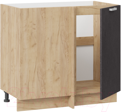 Шкаф под мойку ТриЯ Гранита 1Н9У (дуб крафт золотой/бетон графит)