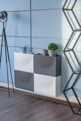 Тумба в прихожую Econova 433281411 (серый)