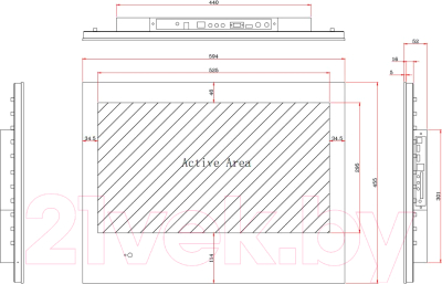 Телевизор Avel Smart AVS240KS (черный)