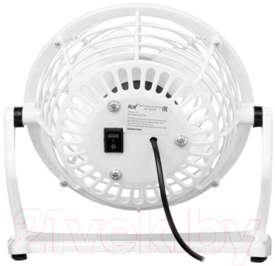 Вентилятор Rix RDF-1500USB (белый)