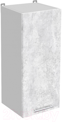 Шкаф навесной для кухни Артём-Мебель 300мм СН-114.25 (ДСП бетон спаркс лайт) - фото