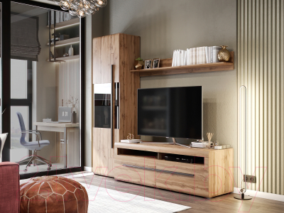 Тумба Мебельград Ницца ТВ (дуб вотан)