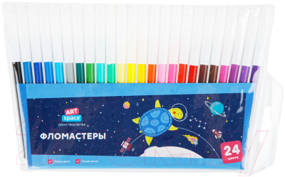 Фломастеры ArtSpace Космические приключения / WCP24_26865 - фото