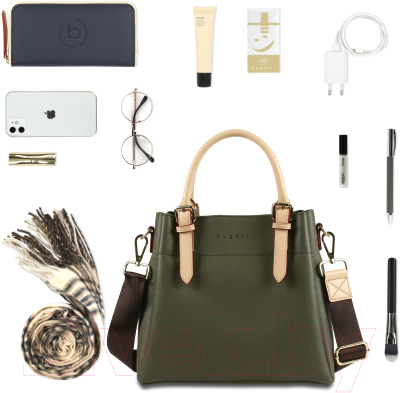 Сумка Bugatti Ella / 49362084 (оливковый)