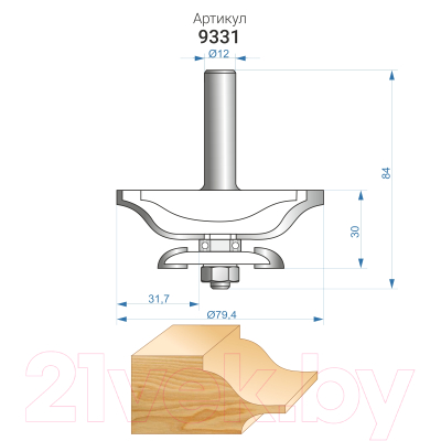 Фреза Энкор 9331