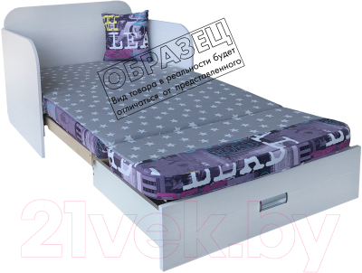 Диван Анмикс Кейт (ЛДСП бодега/принт Inkanto Vision)