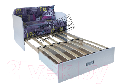 Диван Анмикс Кейт (ЛДСП бодега/принт Inkanto Vision)