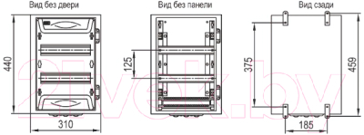 Корпус металлический IEK MKM11-N-24-54-Z-U