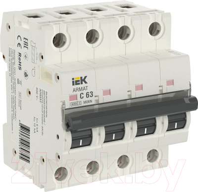 Выключатель автоматический IEK AR-M06N-3-C063 - фото