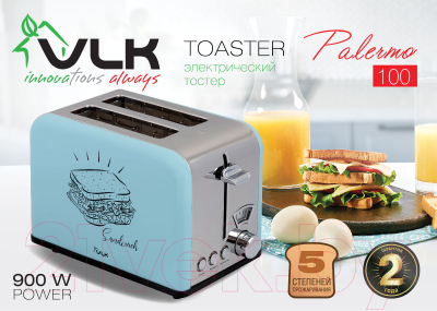 Тостер VLK Palermo 100
