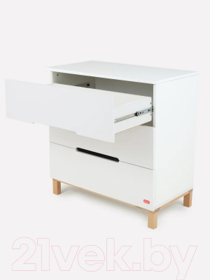 Комод пеленальный Rant Indy / 96 (Cloud White)