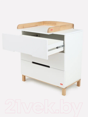 Комод пеленальный Rant Indy / 96 (Cloud White)