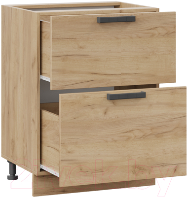 Шкаф-стол кухонный ТриЯ Детройт 1Н6Я2 (дуб крафт золотой)