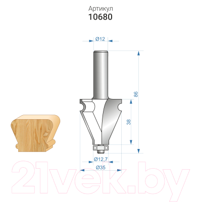 Фреза Энкор 10680