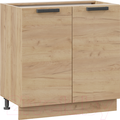 Шкаф-стол кухонный ТриЯ Детройт 1Н8 (дуб крафт золотой) - фото