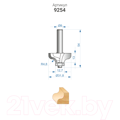 Фреза Энкор 9254