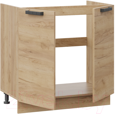 Шкаф под мойку ТриЯ Детройт 1Н8М (дуб крафт золотой)