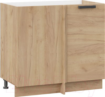 Шкаф-стол кухонный ТриЯ Детройт 1Н9У (дуб крафт золотой) - фото