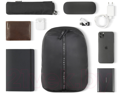 Рюкзак Bugatti Blanc / 49660101 (черный)