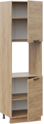 Шкаф-пенал кухонный ТриЯ Детройт 1П6 (дуб крафт золотой)