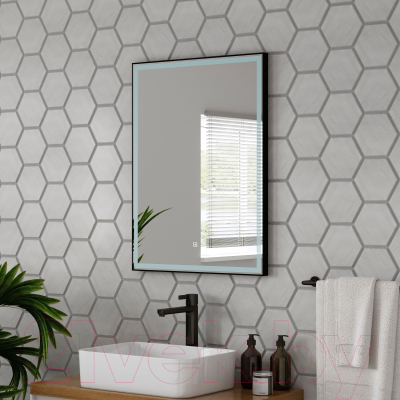 Зеркало Континент Strong Led Black 60х80