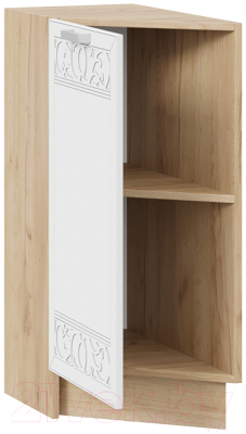 Шкаф-стол кухонный ТриЯ Долорес 1Н3Т (дуб крафт золотой/сноу)