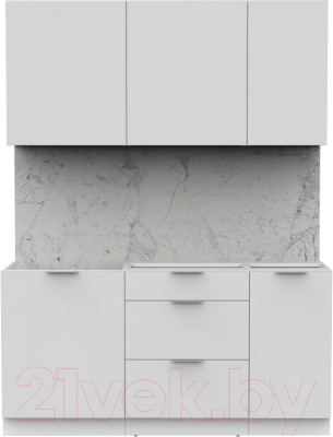 Готовая кухня Интермебель Микс Топ-2 1.6м без столешницы - фото