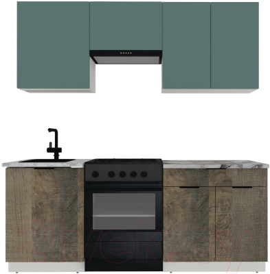 Готовая кухня ВерсоМебель Эко-2 2.0 - фото