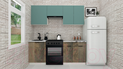 Готовая кухня ВерсоМебель Эко-2 2.0