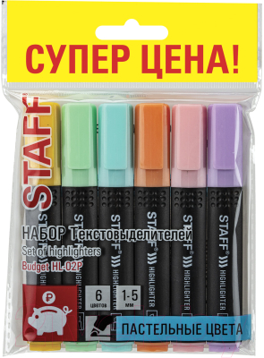 Набор маркеров Staff Basic Budget HL-02P / 152297