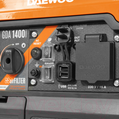 Бензиновый генератор Daewoo Power GDA 1400i