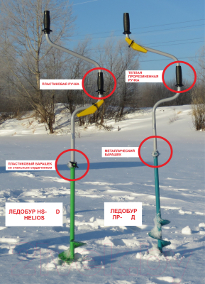Ледобур Helios HS-100D(R) / LH-100RD