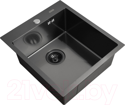 Мойка кухонная Arfeka AF PVD Nano 45x50.5 - фото