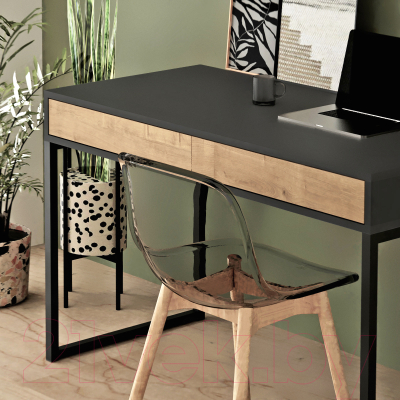 Письменный стол Crafto Лорди Лофт 02 120x60x80 (графит/дуб)