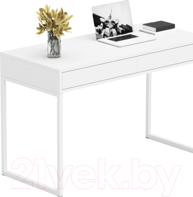 Письменный стол Crafto Лорди Лофт 05 120x60x80 (белый)