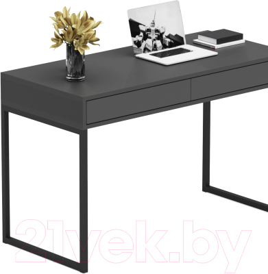 Письменный стол Crafto Лорди Лофт 06 120x60x80 (графит)