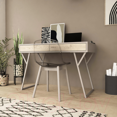 Письменный стол Crafto Лорд Лофт 03 120x60x78 (латте/каштан)