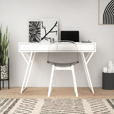 Письменный стол Crafto Лорд Лофт 04 120x60x78 (белый)