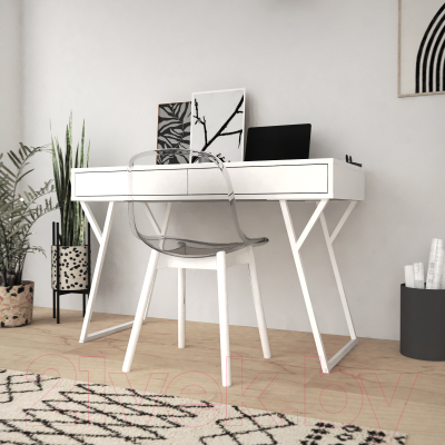 Письменный стол Crafto Лорд Лофт 04 120x60x78 (белый)