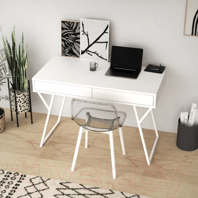 Письменный стол Crafto Лорд Лофт 04 120x60x78 (белый)