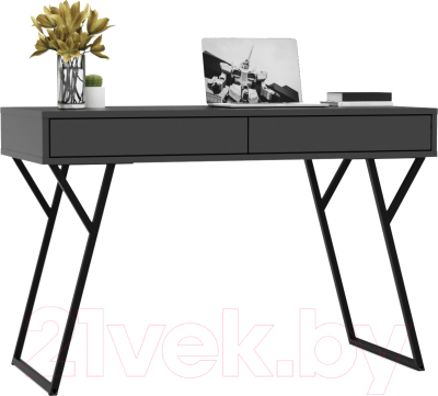 Письменный стол Crafto Лорд Лофт 05 120x60x78 (графит) - фото