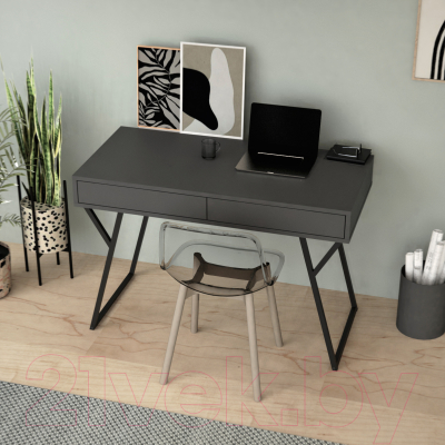 Письменный стол Crafto Лорд Лофт 05 120x60x78 (графит)