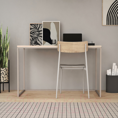 Письменный стол Crafto Вествуд Лофт 05 120x60x75 (латте каштан)