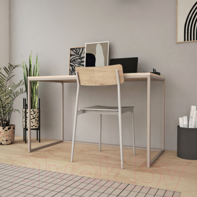 Письменный стол Crafto Вествуд Лофт 05 120x60x75 (латте каштан)