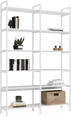 Стеллаж Crafto Симпл Плюс Лофт 01 125x32x190 - фото